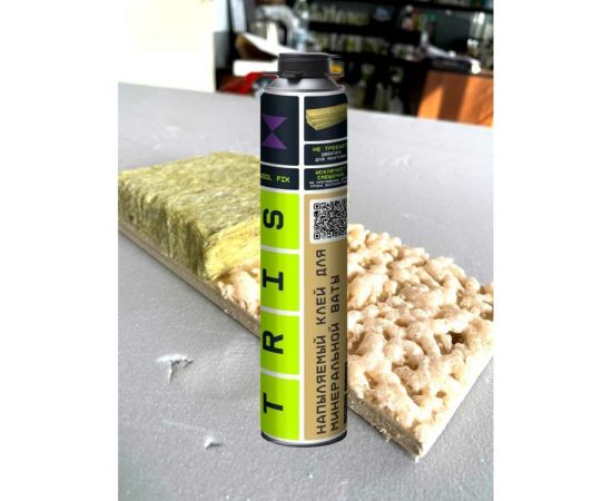 Напыляемый клей для минеральной ваты TriS WOOL FIX КГ007 – изображение 2