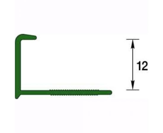 Профиль для плитки наружный DECONIKA 12 мм 2.5 м 001-G Белый глянец Д-Пл12-Н 001-G БЕЛ Г – изображение 2