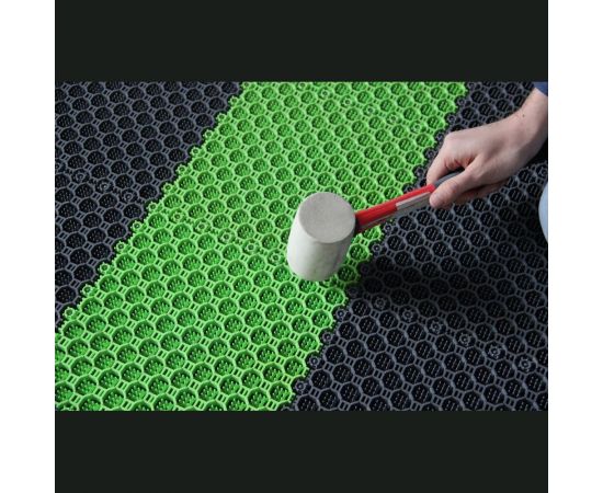 Уникальное двустороннее модульное грязезащитное покрытие для входных групп ПластФактор OPTIMA 16 DUOS Ral 9005 6 шт 4630027111616 – изображение 3