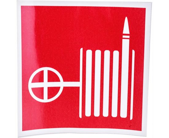 Наклейка Контур Лайн 130х130 Пожарный кран 10FC0304 – изображение 3