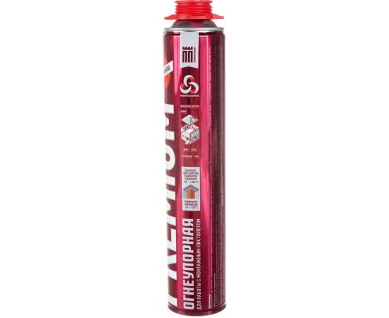 Пена монтажная огнеупорная PREMIUM 750 мл T58242 – изображение 3