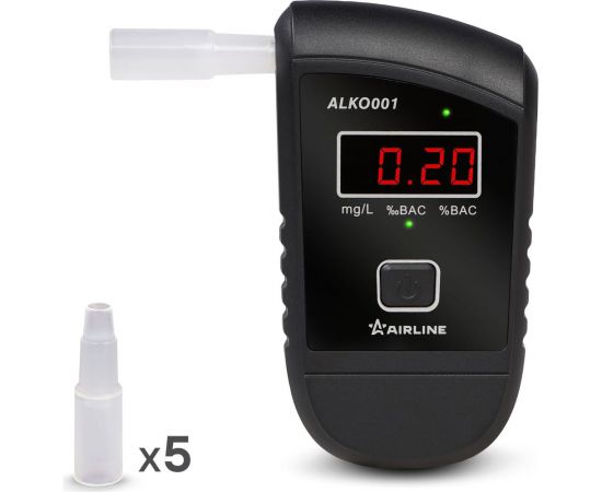 Полупроводниковый алкотестер Airline черный ALKO001 – изображение 3