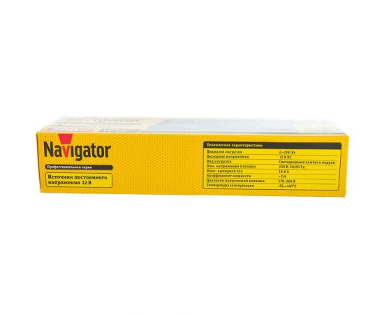 Драйвер Navigator 71 468 ND-P200-IP20-12V 71468 – изображение 3