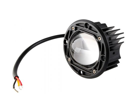 Светодиодная фара SKYWAY off road круглая 12v/24v, 15w, 6000k/3000k, 2 диода, дальний свет S07201128 – изображение 3