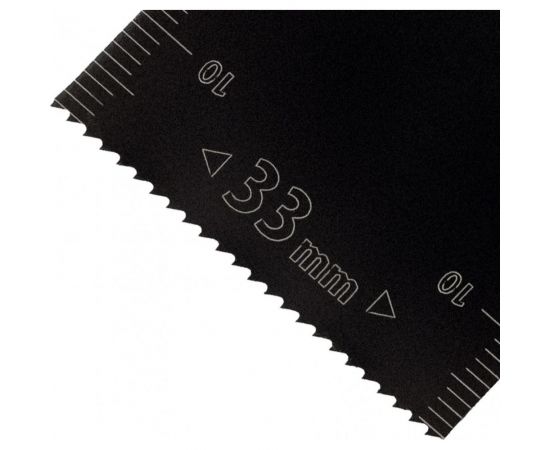 Насадка режущая пазовая прямая BiM по металлу и дереву 33x1.4 мм для МФИ Denzel 782305 – изображение 5