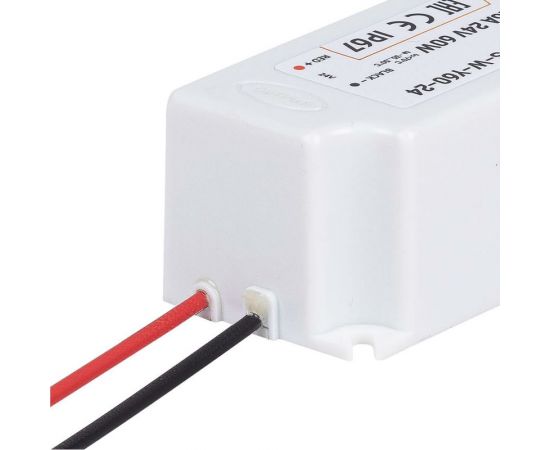 Блок питания MAKSILED 24В, 60Вт, IP67, 2.5A, 166x42x34мм, пластик MLPS-W-Y60-24 – изображение 5