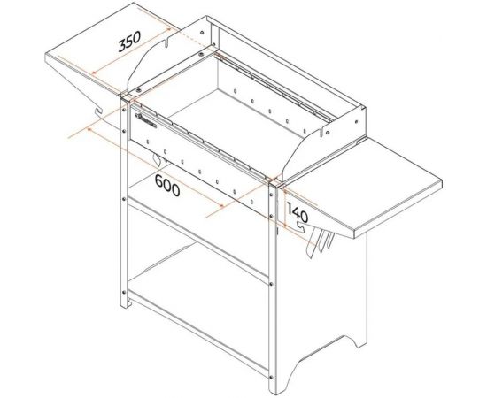 Мангал GRATAR Family Standart Grill FSG 2000 – изображение 6