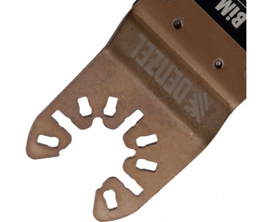 Насадка режущая пазовая прямая BiM по металлу и дереву 33x1.4 мм для МФИ Denzel 782305 – изображение 6