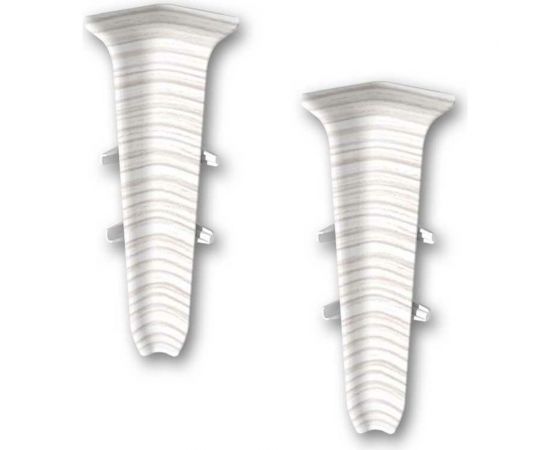 Угол внутренний для плинтуса DECONIKA (55 мм; 255 Ясень бьянко; 2 шт.) Д-П55-В-Ф2 255 ЯСН БНК 