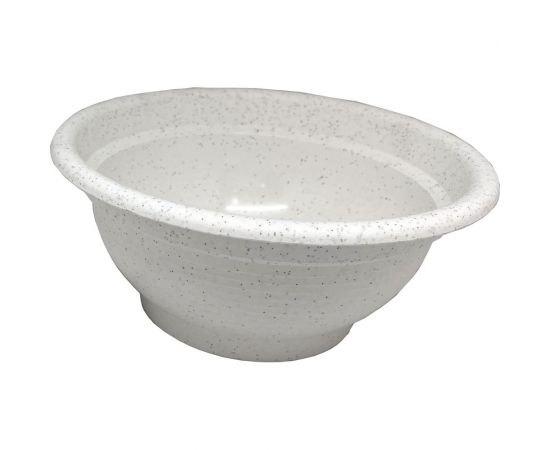 Кашпо-пиала Осколпласт 2.5 л, мраморное 250-08 