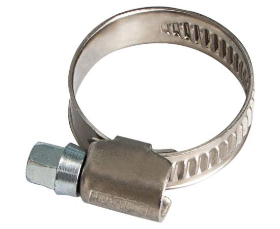 Хомут KRAFT 16-27 мм, нержавеющая сталь, уп. 100 шт. KT 880403 