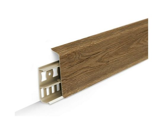 Напольный плинтус DECONIKA (85 мм; 2,2 м; 211 дуб рустик; 1 шт.) Д-П85 211 ДУБ РСТ 