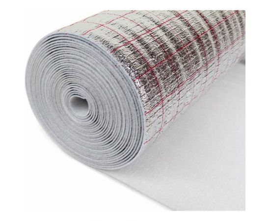 Теплоотражающая подложка для теплого пола НПС Развитие ВПЭ 3 мм, S=30 кв. м 4620018381876 