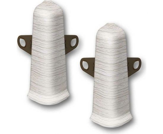 Наружный угол для плинтуса DECONIKA (55 мм; 253 Ясень серый; 2 шт.) Д-П55-Нк-Ф2 253 ЯСН СЕР 