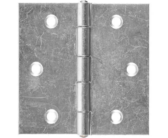 Прямая петля VORMANN 60х60х1,4 мм, оцинкованная, латунный штифт 00503 060 Z 