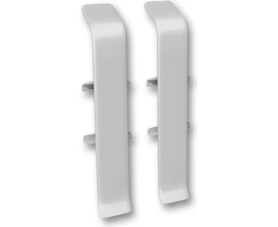 Соединитель для плинтуса DECONIKA (85 мм; 002 Светло-серый; 2 шт.) Д-П85-С-Ф2 002 СВТ СЕР 