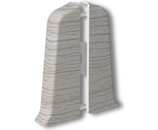 Торцевые заглушки для плинтуса DECONIKA (85 мм; 253 Ясень серый; 2 шт.) Д-П85-Тп-Ф1 253 ЯСН СЕР 