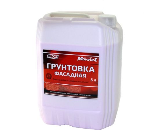 Фасадная грунтовка Movatex PROFI 5 л Т14094 