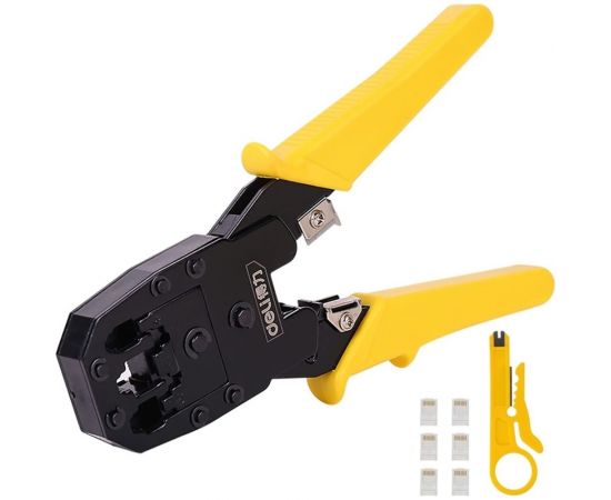 Обжимные клещи DELI DL2468 4P, 6P, 8P 98340 