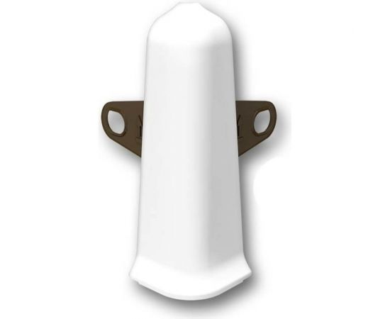 Наружный угол для плинтуса DECONIKA (55 мм; 001 белый; 2 шт.) Д-П55-Нк-Ф2 001 БЕЛ 