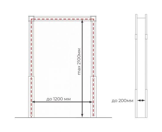 Портал Cosca decor Ариа мелинга венге, ламинированный МДФ, набор СПБ099566 – изображение 11