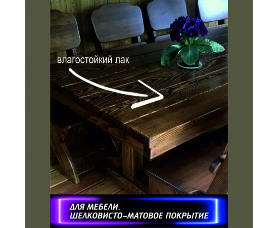 Полиуретановый лак для мебели SAFORA (матовый; 500 мл) ML500 – изображение 13