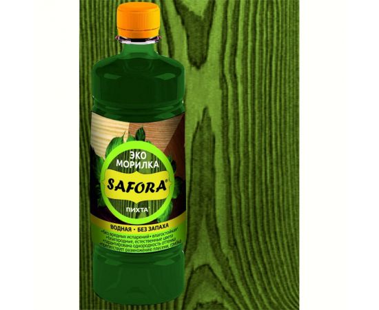 Морилка для дерева SAFORA водная, пихта, 500 мл 029 – изображение 2