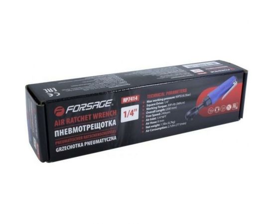 Пневмотрещотка с прорезиненной рукояткой Forsage F-RP7414 50346 – изображение 2