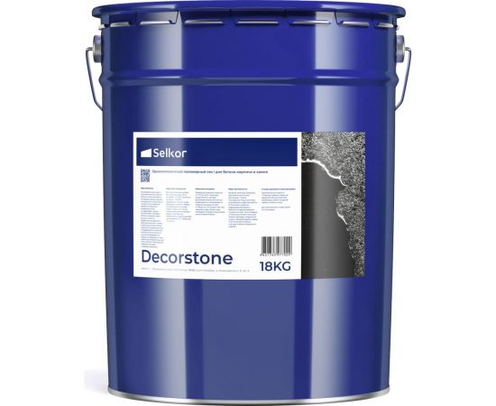 Полимерный лак для бетона и камня Selkor Decorstone 18 кг 16840 – изображение 2