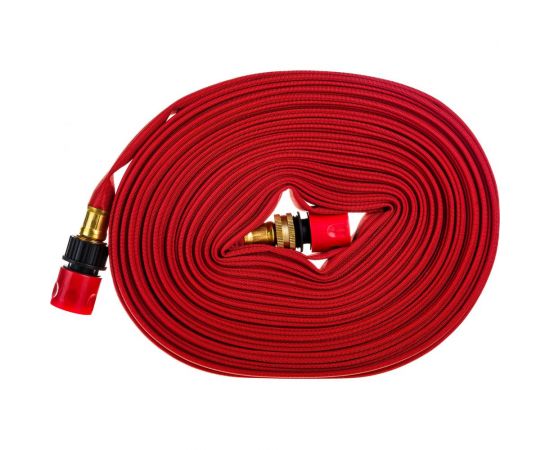 Шланг брандспойт FEONA 30 м высокопрочный, тканевый, 3/4, с латунными фитингами 003 3430 215521 – изображение 2