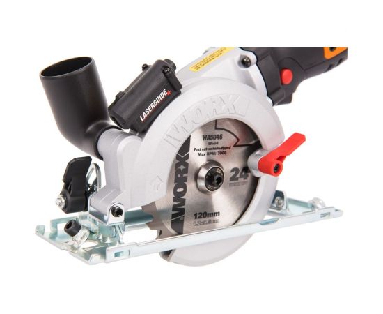 Дисковая электрическая пила WORX 710Вт, 120 мм, кейс, WX427 – изображение 2