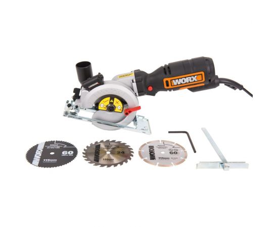 Дисковая электрическая пила WORX 710Вт, 120 мм, кейс, WX427 – изображение 3