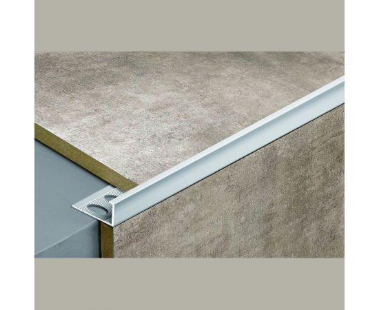 Профиль окантовочный L-образный алюминиевый ЛУКА 10 мм, 2,7 м, порошковое покрытие, Черный УТ000013592 – изображение 4