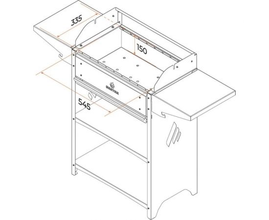 Мангал GRATAR Family Optima Grill FOG 2000 – изображение 5