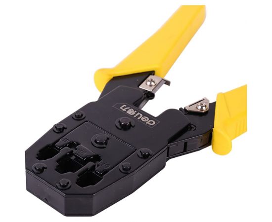 Обжимные клещи DELI DL2468 4P, 6P, 8P 98340 – изображение 5