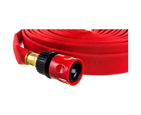 Шланг брандспойт FEONA 30 м высокопрочный, тканевый, 3/4, с латунными фитингами 003 3430 215521 – изображение 5