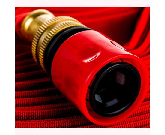 Шланг брандспойт FEONA 30 м высокопрочный, тканевый, 3/4, с латунными фитингами 003 3430 215521 – изображение 6