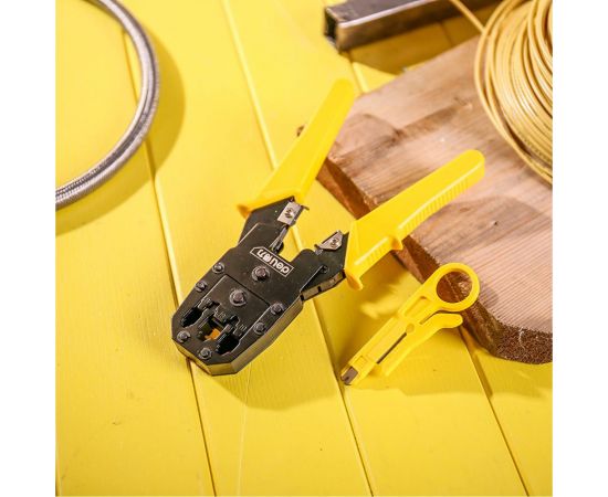 Обжимные клещи DELI DL2468 4P, 6P, 8P 98340 – изображение 7