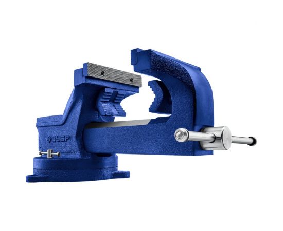 Индустриальные слесарные тиски ЗУБР Профессионал 200 мм 32703-200_z01 – изображение 9
