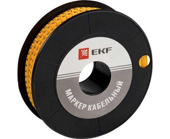 Кабельный маркер EKF PROxima 6,0 мм2, L, 350 штук, ЕС-3 plc-KM-6-L 