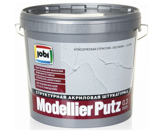 Декоративная штукатурка JOBI MODELLIERPUTZ (0.3 мм; 16 кг) 25912 