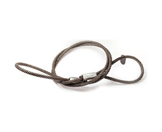 Канатный петлевой строп ТамбовТехСнаб СКП 2.5 т, 1.5 м, опрессовка 7930124361967 
