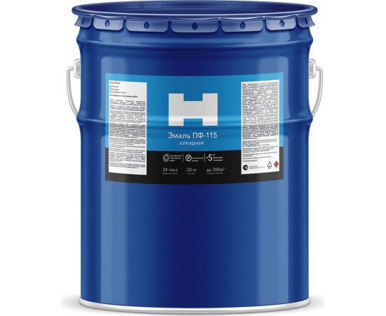 Эмаль HAMMERTON ПФ-115 белая, 20 кг 210220 241480 