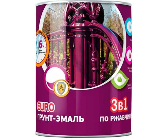 Грунт-эмаль по ржавчине OLECOLOR серый, 4 кг 4300005950 