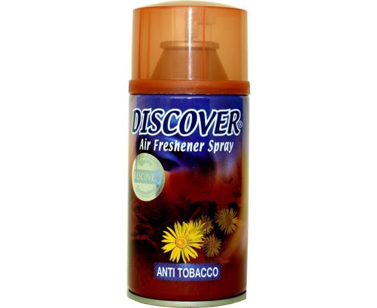 Сменный баллон для автоматического освежителя DISCOVER ANTI TOBACCO 320 мл с корицей DSR 0016-13 