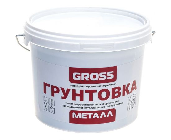 Грунтовка по металлу GROSS Металл 4кг 4620002841043 