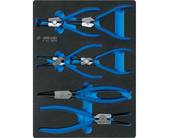 Набор съемников стопорных колец KING TONY ложемент, 6 предметов 9-42116GPV 