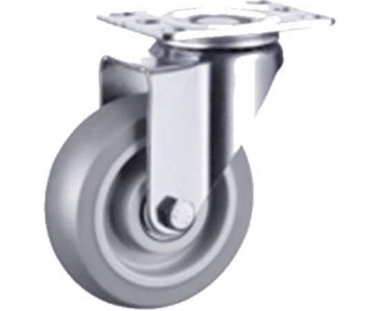 Колесо аппаратное поворотное из термопластичной резины 340125S (125 мм; 150 кг) А5 1005810 