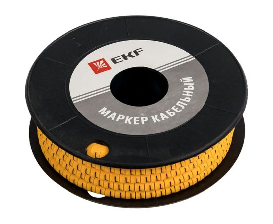 Кабельный маркер EKF PROxima 6,0 мм2, L, 350 штук, ЕС-3 plc-KM-6-L – изображение 2