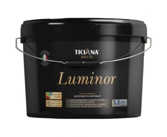 Лак Ticiana DeLuxe Luminor шелковисто-матовый, 2.2 л 4300005138 – изображение 2